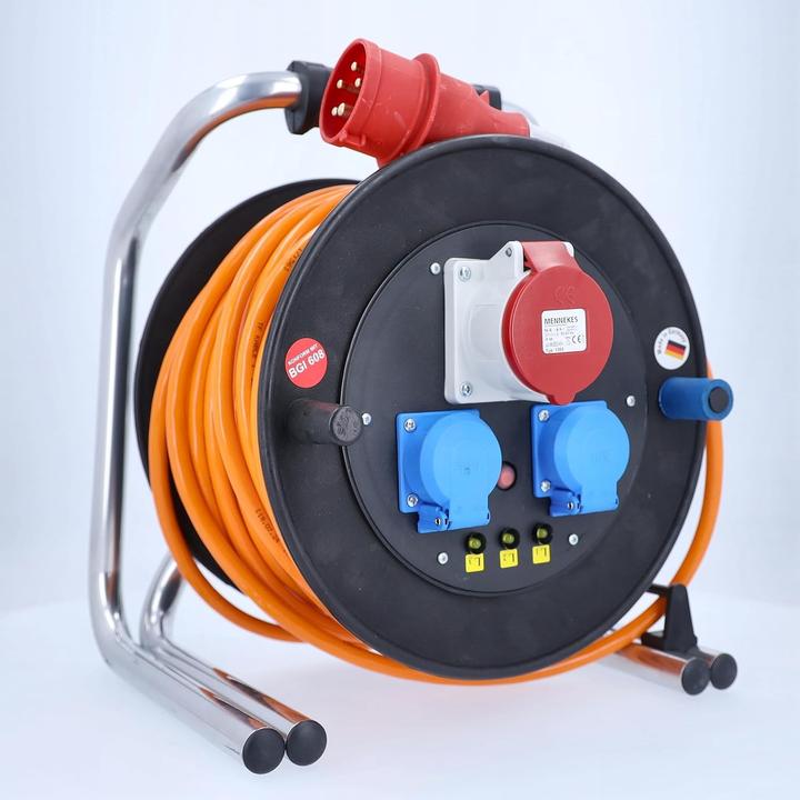 Produktbild As - Schwabe Hartgummi CEE Kabeltrommel (40 m, 1.50 mm²)