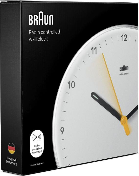 Actual product image Braun Wall Clock (23 cm)