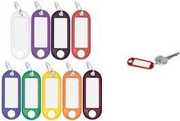 Actual product image Wedo Keychain 18 mm with ring, purple, 100 pieces