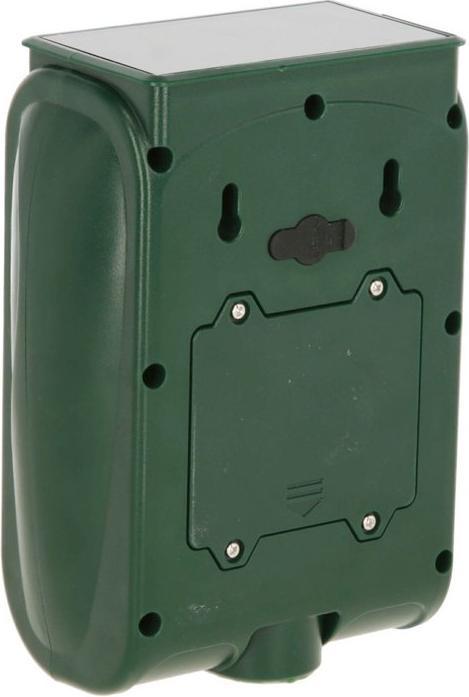 Kerbl SonicFlash ultrasonic animal repeller, integrated solar panel