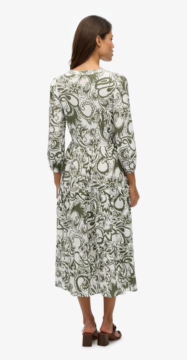 Produktbild Superdry Damen Midikleid mit Rüschen (L)