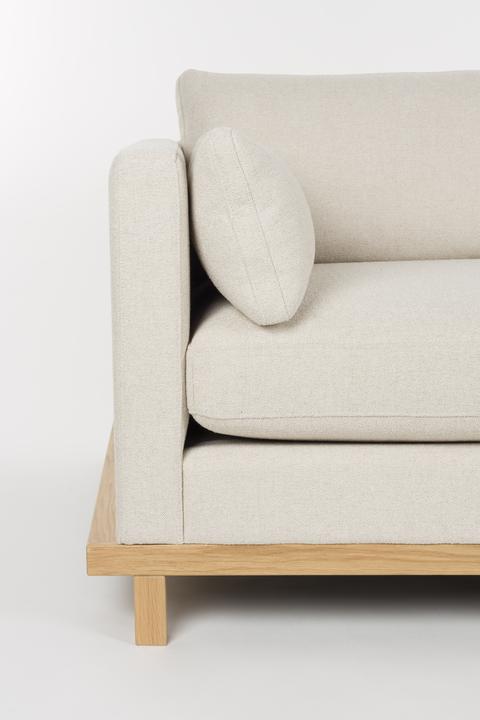 Produktbild Zuiver Sofa Blossom 3-Seater Oak Sand (3-Sitzer)