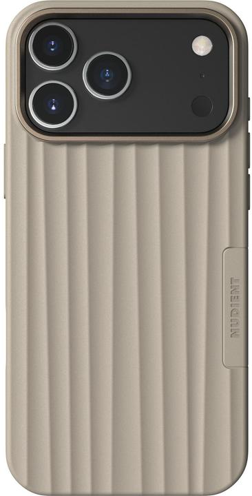 Actual product image Nudient Bold MagSafe Case Apple iPhone 17 Pro Max Linen Beige (Apple iPhone 17 Pro Max)