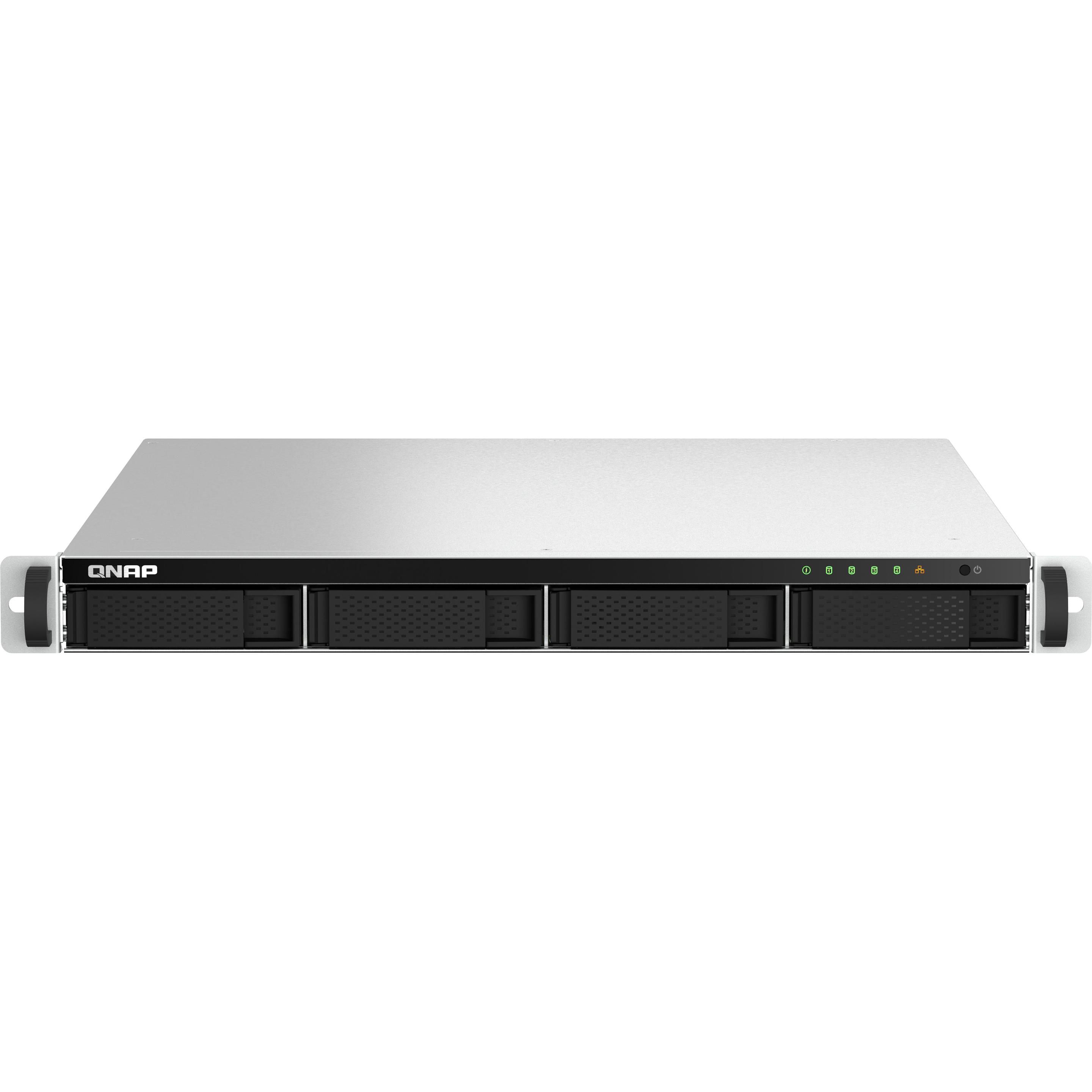 QNAP TS-464U-8G (0 TB), NAS, Schwarz