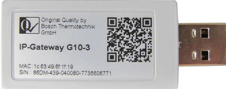 Immagine prodotto Bosch Hausgeräte Controllo per unità di condizionamento G 10-3 Gateway IP per unità di condizionamento split CL3000i