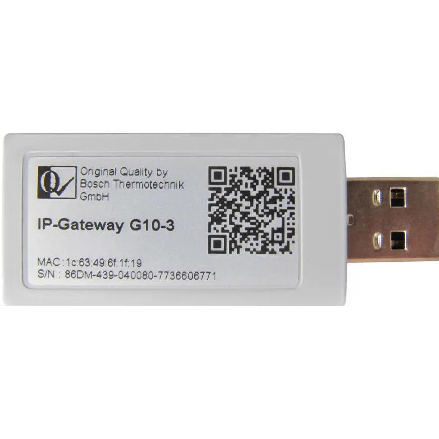 Bosch Hausgeräte Controllo per unità di condizionamento G 10-3 Gateway IP per unità di condizionamento split CL3000i, Accessori trattamento dell'aria