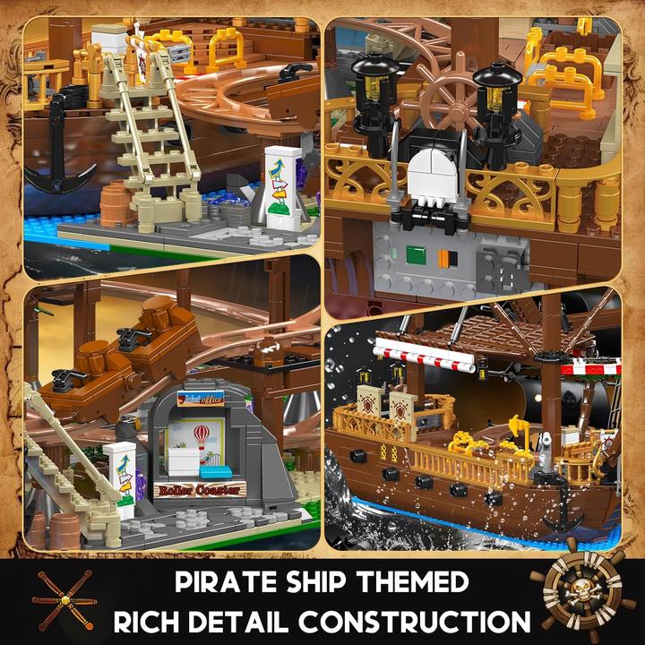 Image du produit Mould King Double Helix Roller Coaster