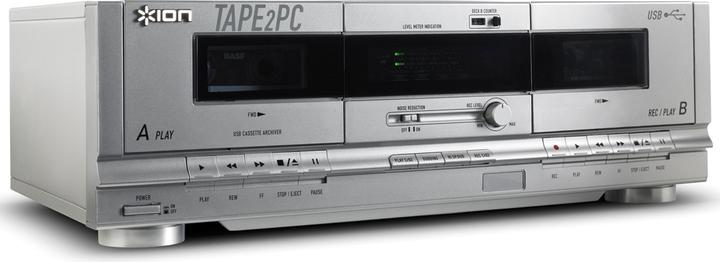 Image du produit ION TAPE 2 PC, platine double cassette avec port USB