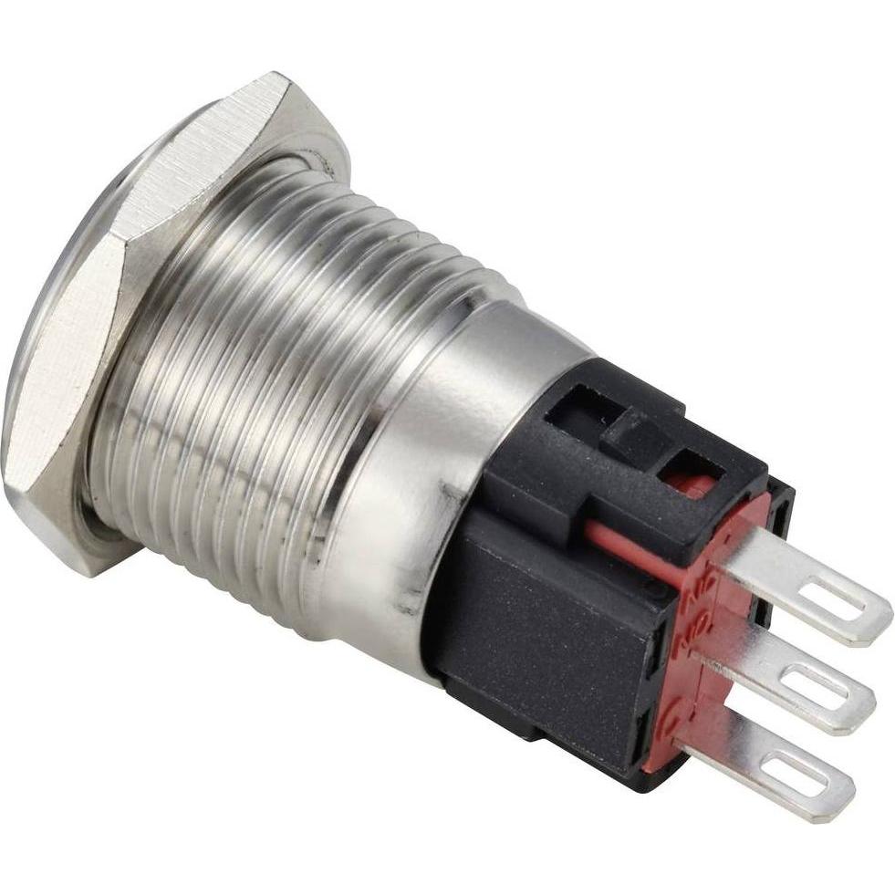 Thumbnail - Tru Components TC-12647484 Druckschalter 250 V/AC 3 A 1 x Aus/(Ein) IP65 raste, Taster + Schalter