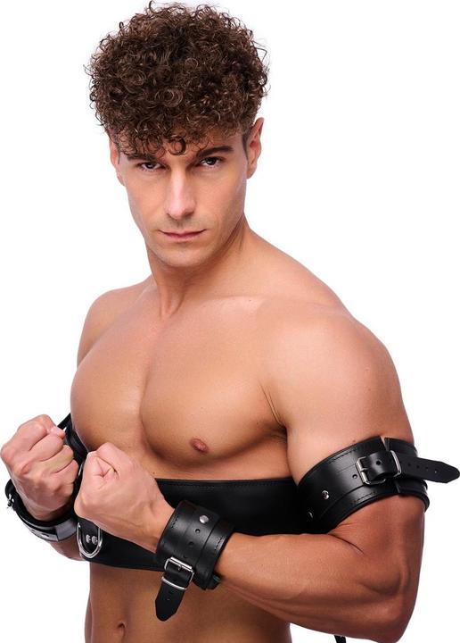 Actual product image The Red Leather cuffs