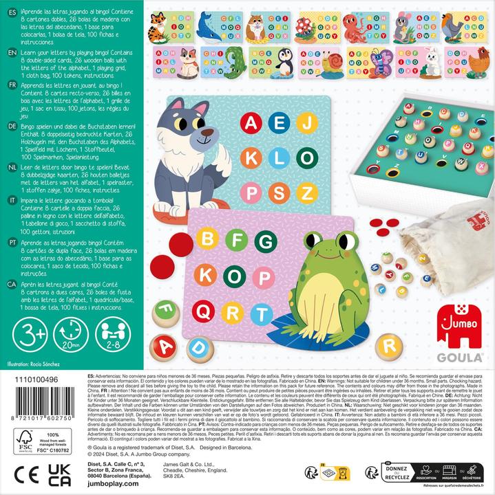 Actual product image Goula Alphabet Bingo (German, French, Italian)