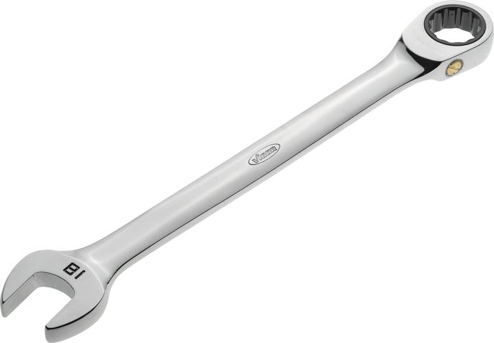 Produktbild Vigor Ratschen-Ring-Maulschlüssel ∙ lang ∙ V1029 ∙ Aussen Sechskant Profil, Aussen Doppel-Sechskant P… (18 mm)