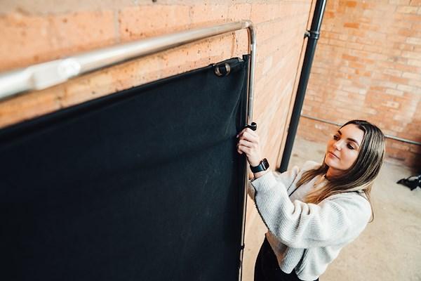 Produktbild Manfrotto EzyFrame Black (200 cm)