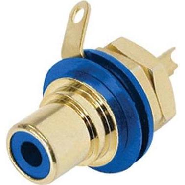 Neutrik Rean - Cinch-Einbaubuchse (Rca) - Vergoldete Kontakte - Blau, Audio Kabel