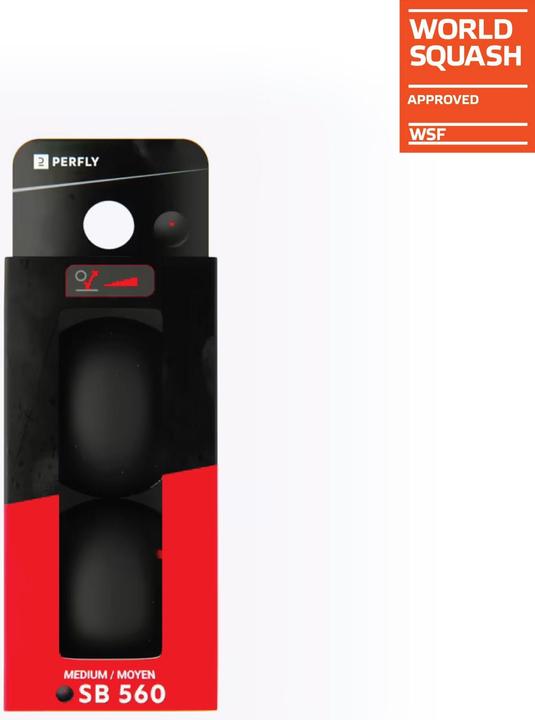 Produktbild Perfly Squashball 2er-Pack