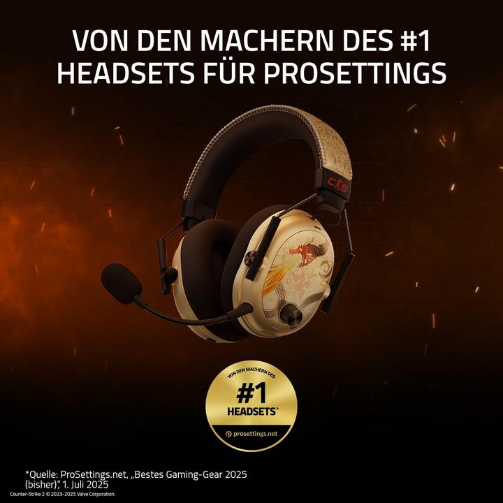 Produktbild Razer Blackshark V3 Pro Headset Cs 2 (Kabelgebunden, Kabellos)