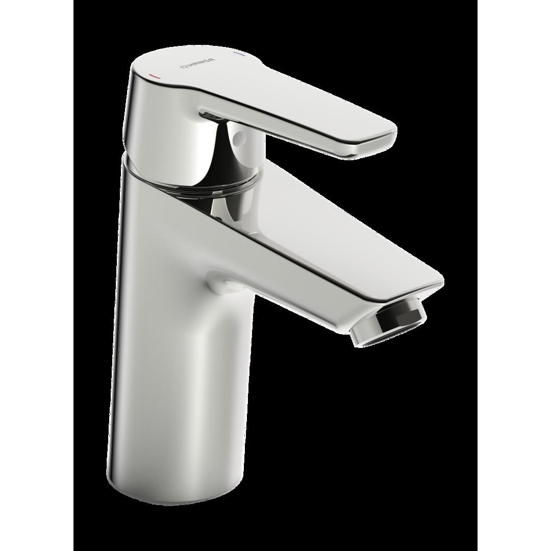 Hansa, Badarmatur, HANSAPOLO Waschtisch-Einhebelmischer, Ohne Ablaufgarnitur, Ausladung 110mm, 51522293