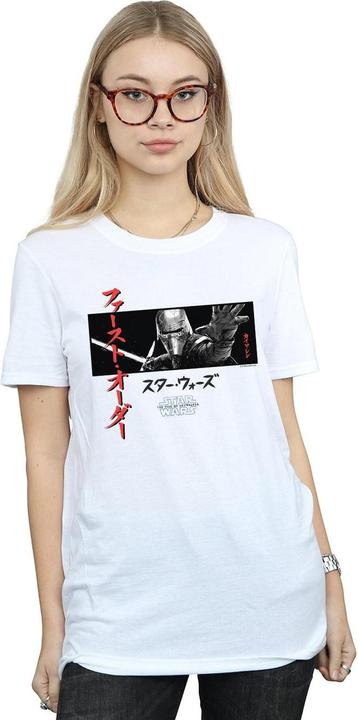 Actual product image Star Wars Art Stripe Womens/Ladies Cotton Boyfriend T-Shirt (S)