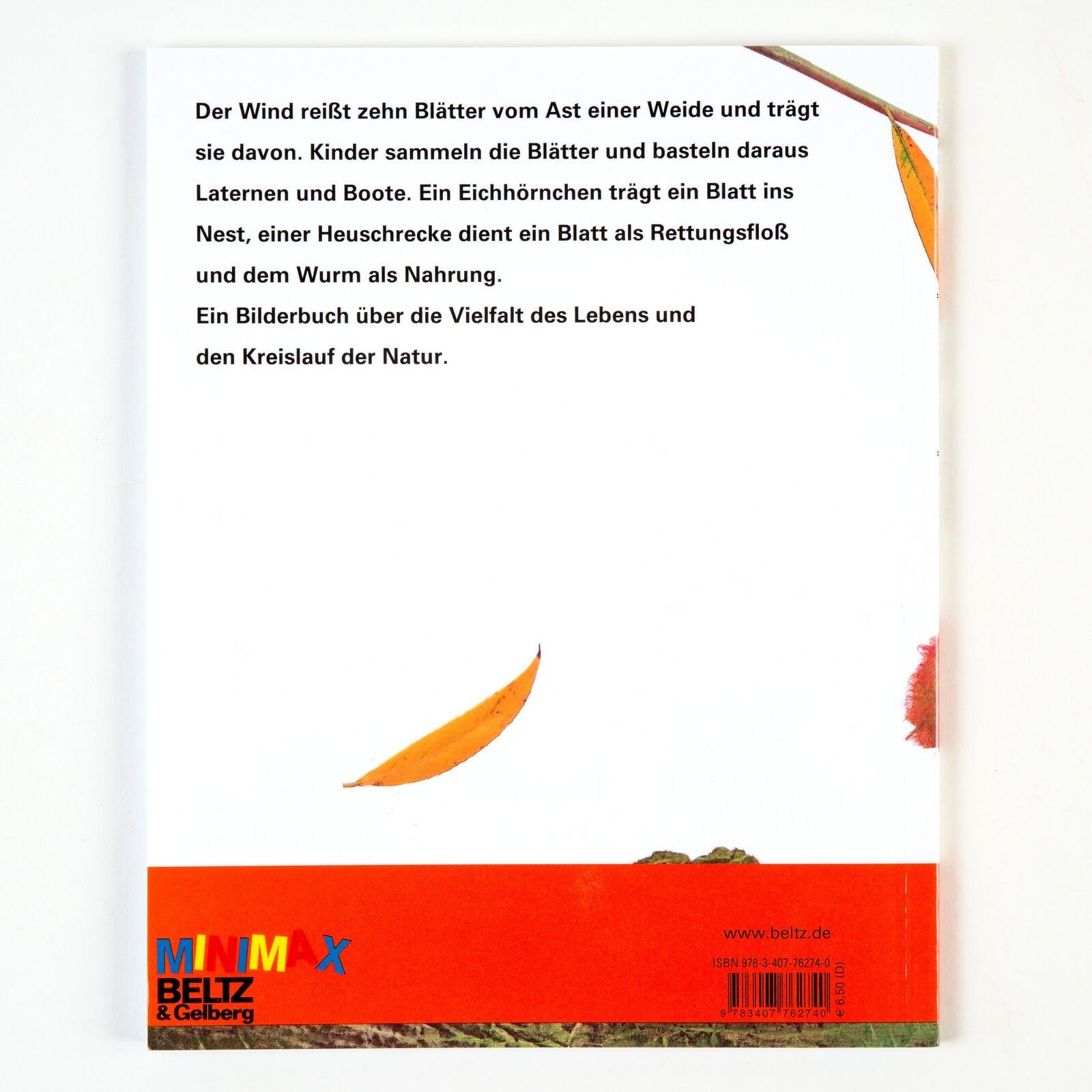 Thumbnail - Zehn Blätter fliegen davon, Kinderbücher von Anne Möller