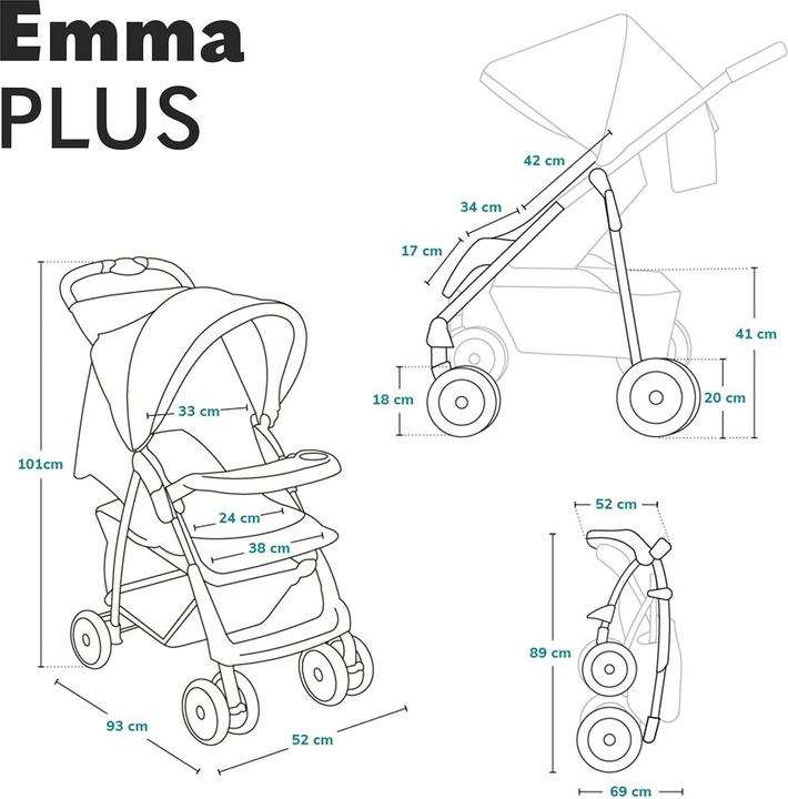 Actual product image Lionelo Emma Plus (6 Months - 3 years)