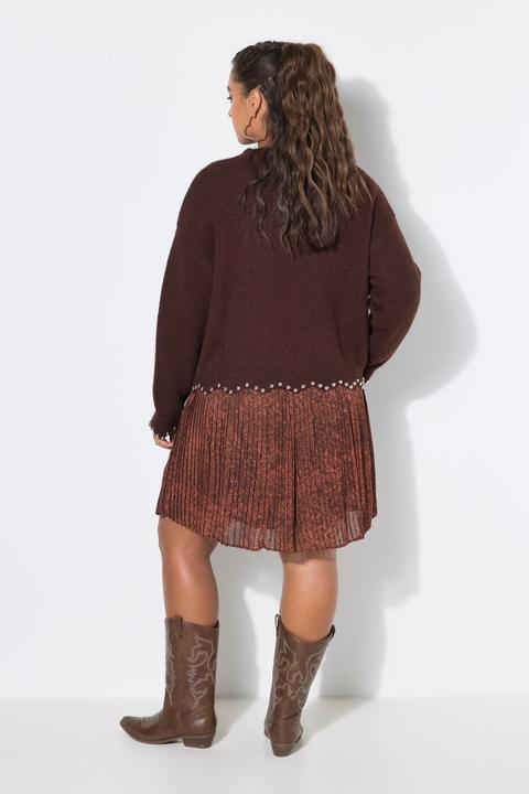 Produktbild Studio Untold Pullover, Straight Shape, Perlennieten (50, 52)