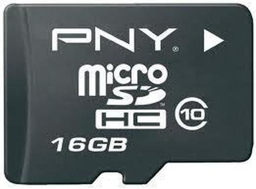 PNY Electronics HP Flash memory card (SD adapter included) (16 GB, microSD, microSDHC, U1)