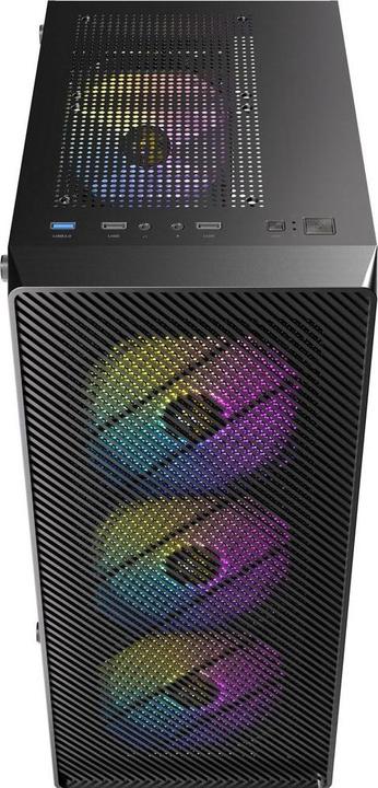 Produktbild Antec Boitier Moyen Tour Atx Ax26 Elite RGB Avec Panneau Vitré (Noir) (ATX)