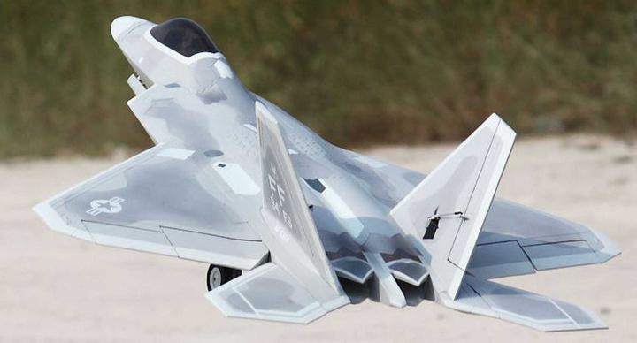 Actual product image Freewing F-22 Raptor PNP 8S 90mm Jet EDF (Jet)