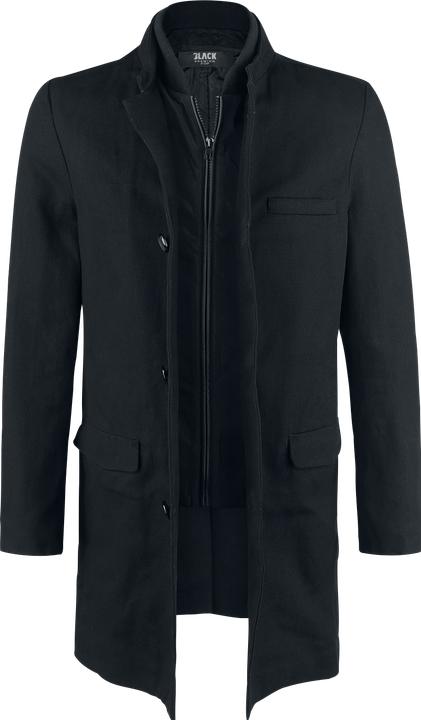 Actual product image Black Premium Coat einreihig