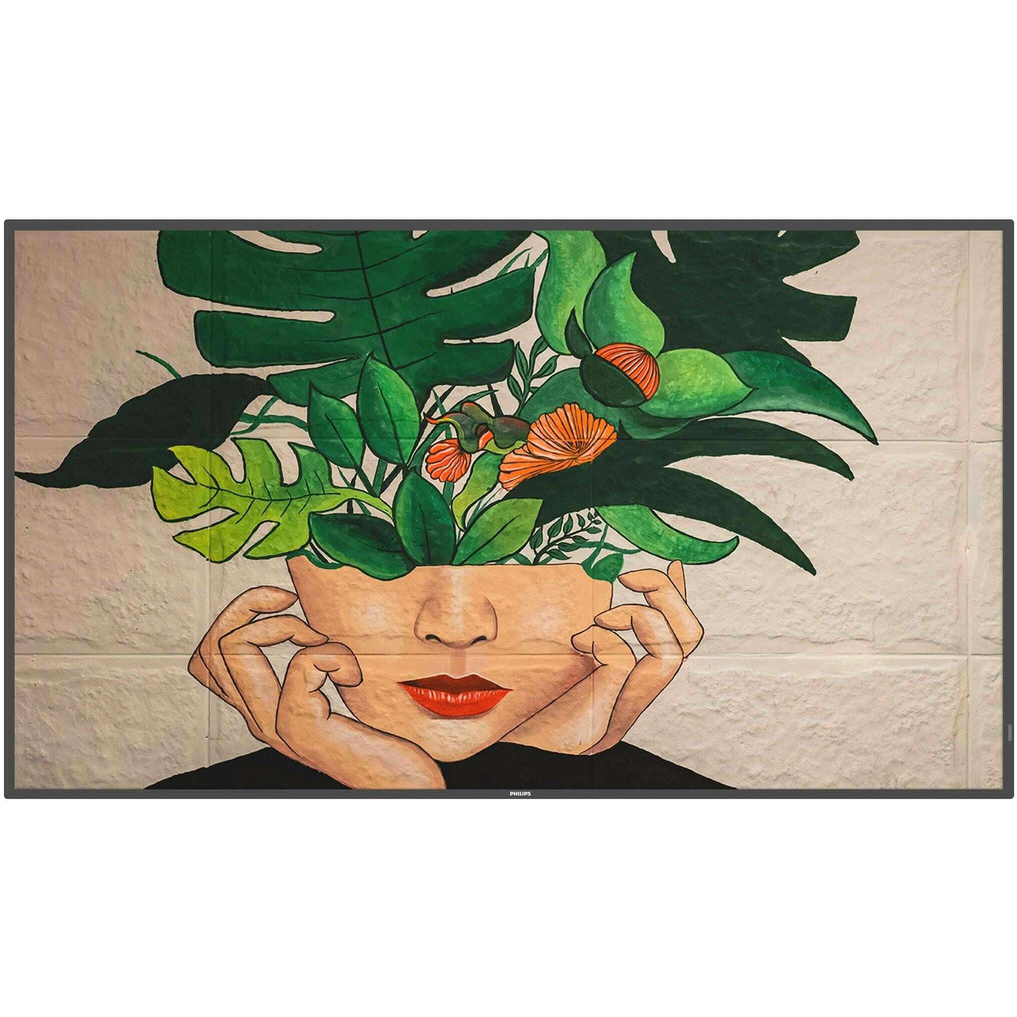 Philips D-Line 55BDL4511D 24/7/UHD/500cd (3840 x 2160 Pixel, 55"), Digital Signage, Schwarz