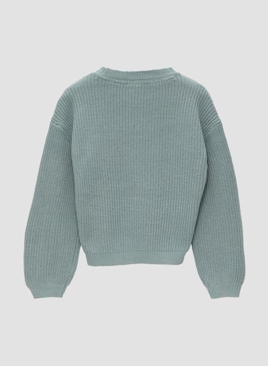 Produktbild s.Oliver Strickpullover Strickpullover aus Chenille-Garn (134, 140)