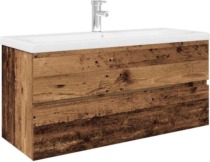 VidaXL Vanity unit with built-in basin and tap Bathroom washbasin