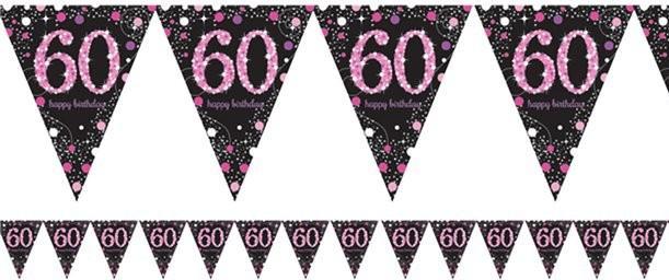Amscan Internazionale Sparkle Partito Rosa Banner Buon 50 ° Compleanno