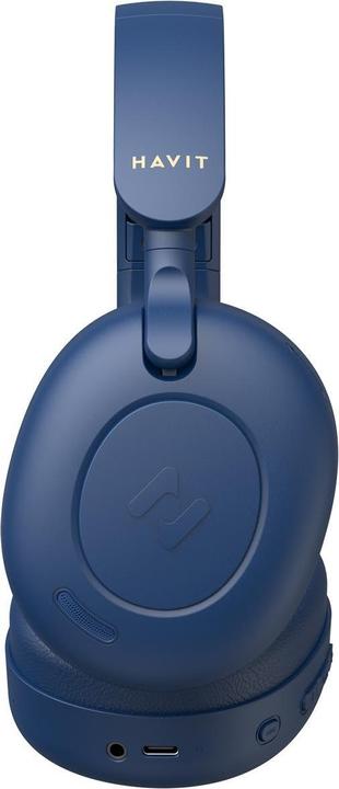 Produktbild Havit H655BT (blue) (ANC, 76 h, Kabelgebunden, Kabellos)
