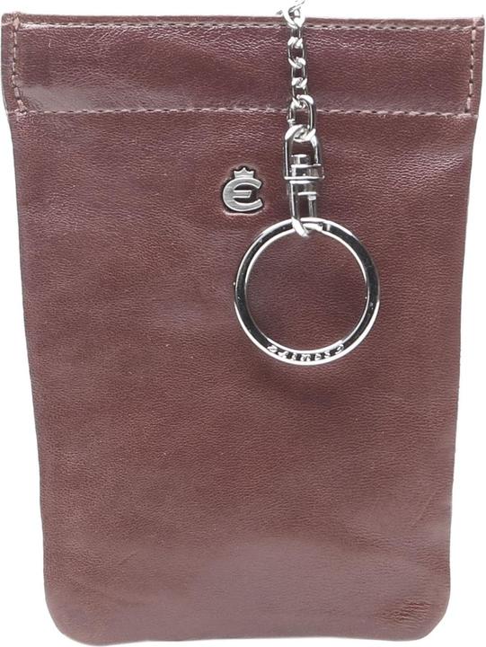 Actual product image Esquire Toscana leather key case 6 cm