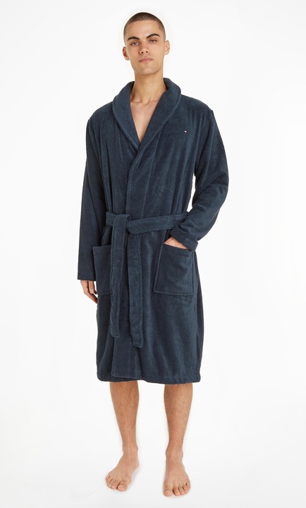 Produktbild Tommy Hilfiger Bademantel "Icon" Navy (XL)