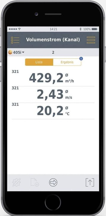 Image du produit Testo 405 i - Thermo-anémomètre avec contrôle par smartphone