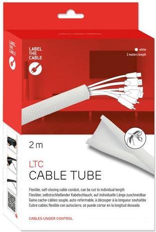 Actual product image Label-the-cable Cable organiser white 1 piece (LTC 5120) (Cable conduit, 200 cm)