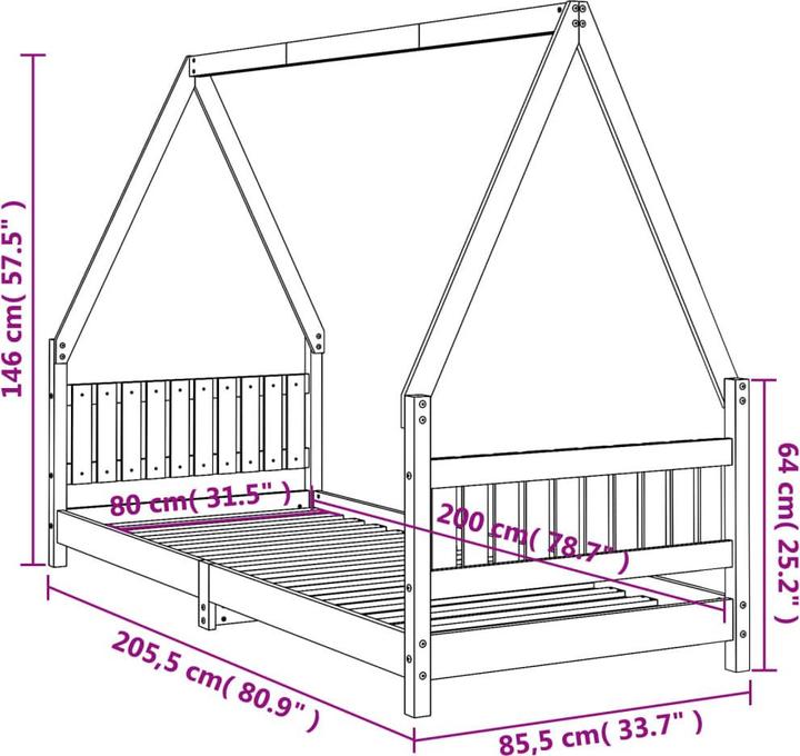 Immagine prodotto vidaXL Culla (70 x 140 cm)