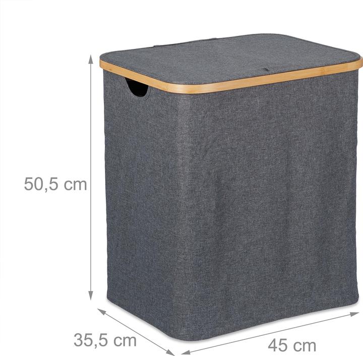 Immagine prodotto Relaxdays Cesto della biancheria (80 l)