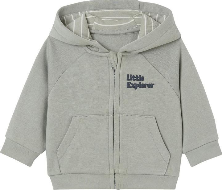 Image du produit Vertbaudet Baby Kapuzensweatjacke mit Reissverschluss, Recycling-Polyester (62)