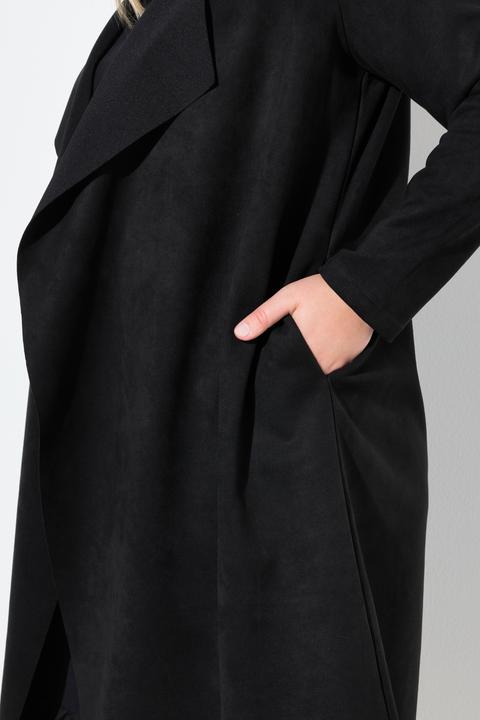 Immagine prodotto Miamoda Mantel, lange A-Linie, offene Form, Reverskragen (48)