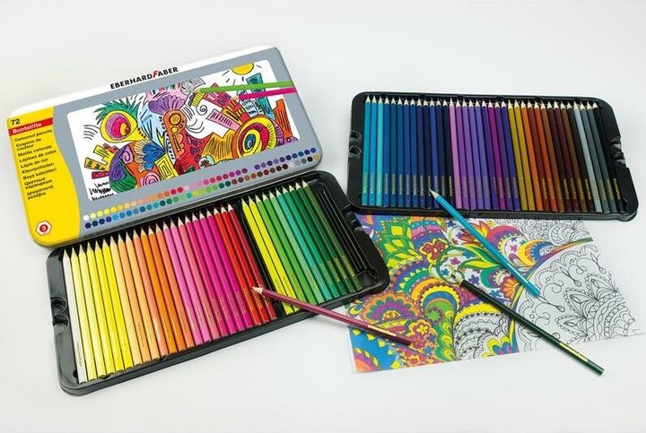 Produktbild EberhardFaber Buntstifte Hexagonal (Mehrfarbig, 72 x)