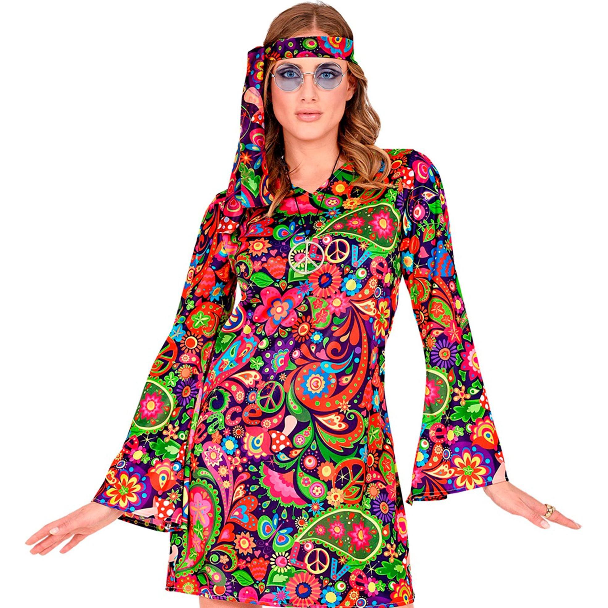 Thumbnail - Widmann HIPPIE GIRL (Kleid, Stirnband), S (S)
