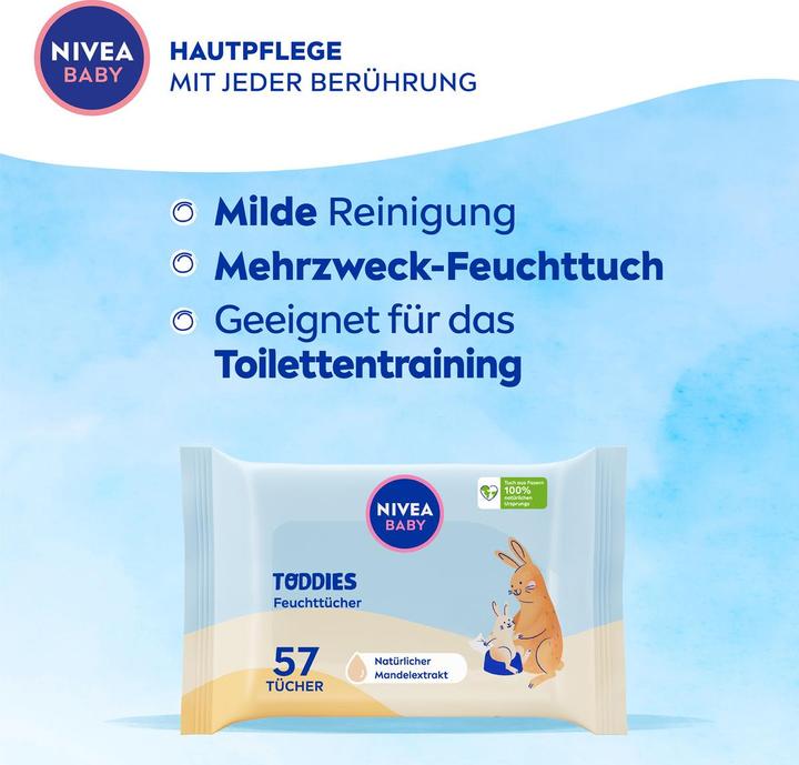 Actual product image NIVEA TODDIES Feuchttücher (57 Piece)