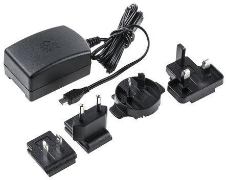 Actual product image Raspberry Pi Micro USB Power Supply 5V