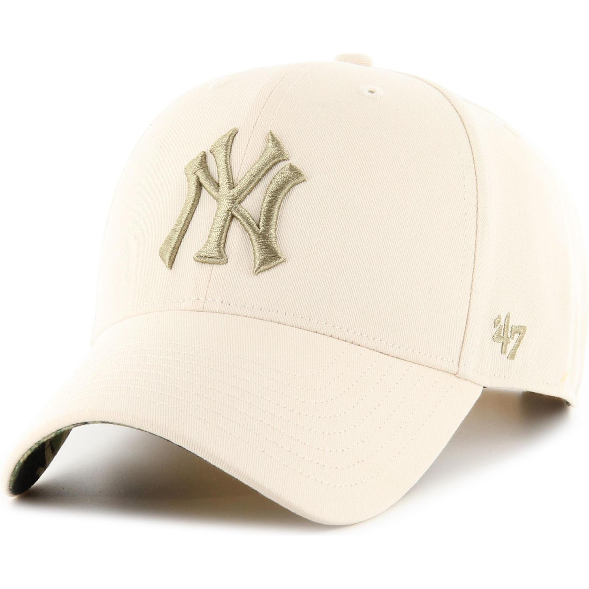 47 Brand, Herren, Cap, Trucker Snapback Cap - TROPIC New York Yankees, Beige