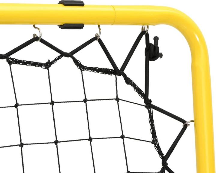 Actual product image vidaXL Football Rebounder Double-sided Adjustable Yellow