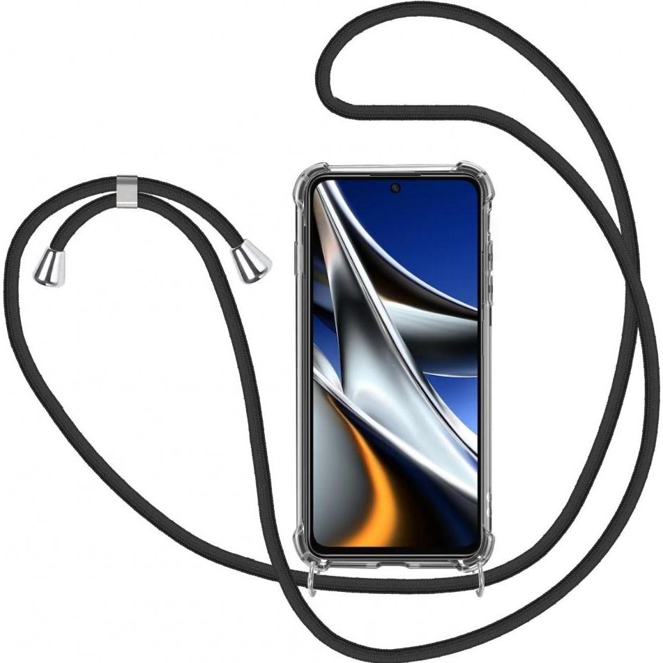 Screenguard Xiaomi Poco X4 Pro 5G Loopster Necklace Hülle, Handykette, Transparent