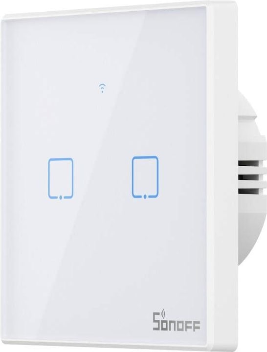 Actual product image Sonoff Smart Switch WiFi RF 433 T2 EU TX (2-channel) updated